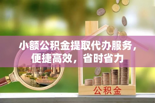 南部小额公积金提取代办服务，便捷高效，省时省力