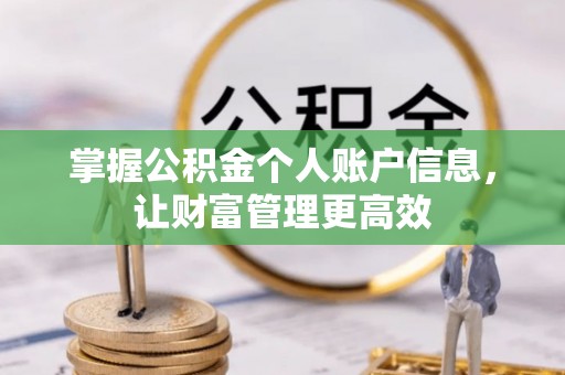 南部掌握公积金个人账户信息，让财富管理更高效