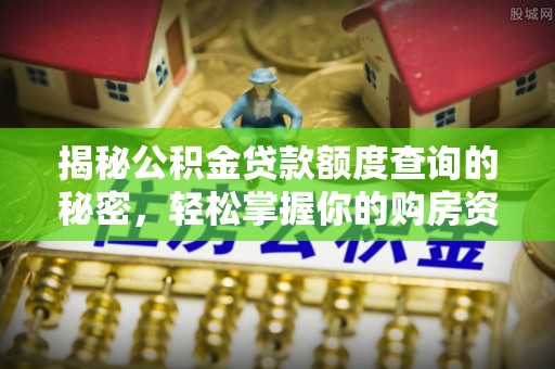 南部揭秘公积金贷款额度查询的秘密，轻松掌握你的购房资金