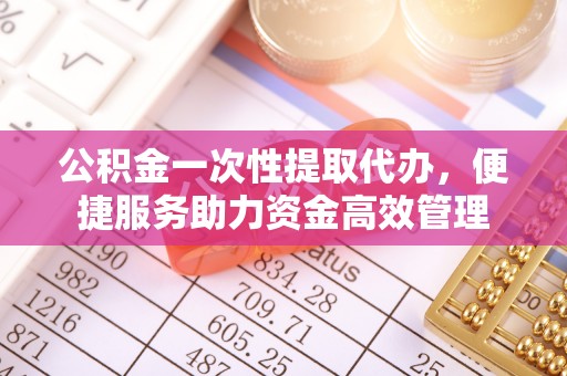 南部公积金一次性提取代办，便捷服务助力资金高效管理