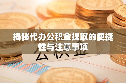 南部揭秘代办公积金提取的便捷性与注意事项